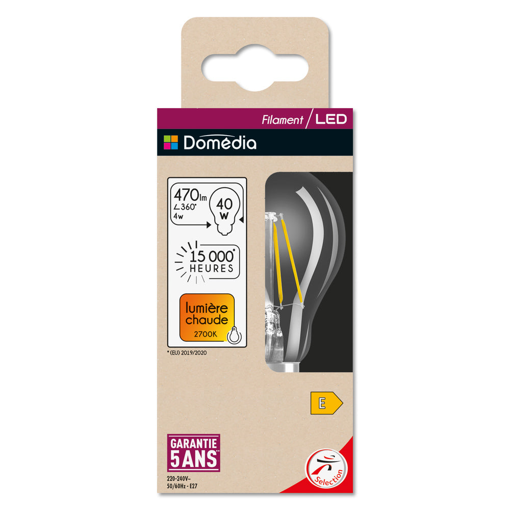 LED stropné svietidlo 4W IP20 2700K 300° – stropné LED svietidlo DOMEDIA