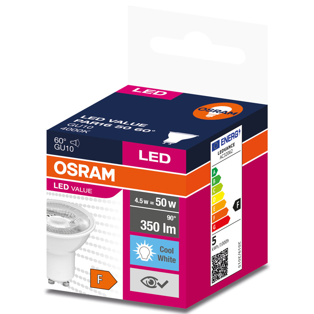 LED downlight 4.5W IP20 4000K 60° – zápustné LED svietidlo OSRAM