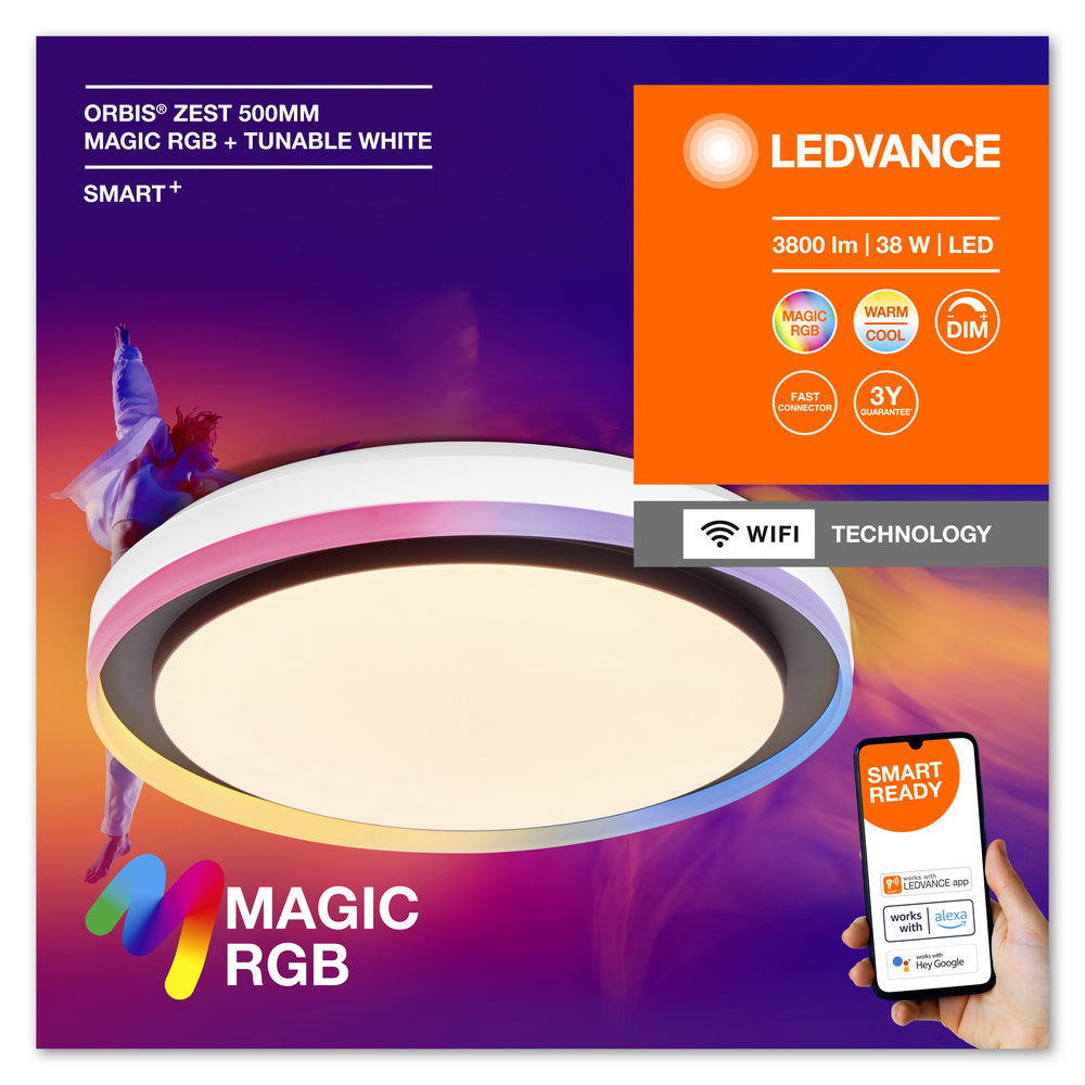 LED stropné svietidlo 38W IP20 6500K 120° – stropné LED svietidlo LEDVANCE