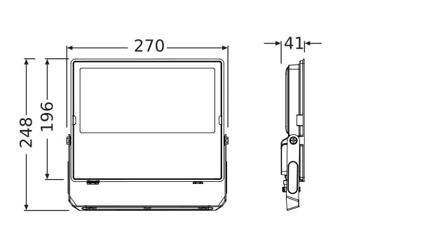 LED reflektor 100W IP65 6500K 110° – vonkajšie LED svietidlo LEDVANCE