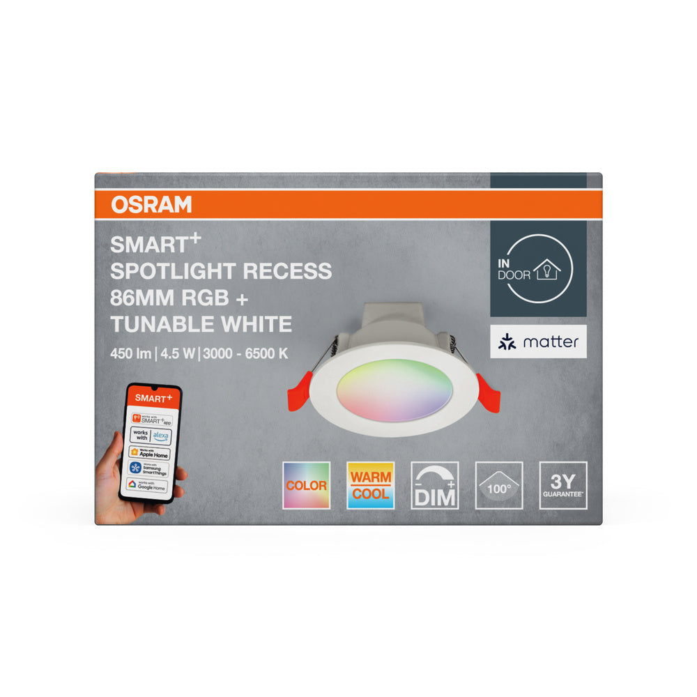 LED downlight 4.50W IP20 6500K 100° – zápustné LED svietidlo OSRAM