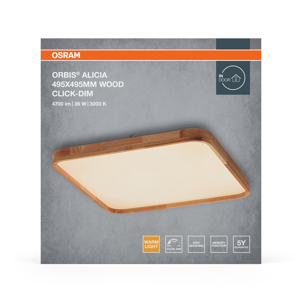 LED stropné svietidlo 36W IP20 3000K 120° – stropné LED svietidlo OSRAM