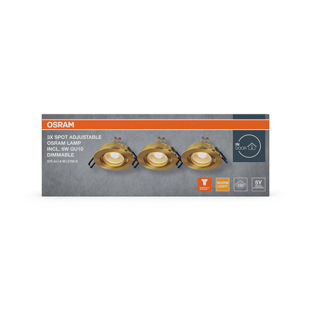 LED downlight 6W IP20 2700K 40° – zápustné LED svietidlo OSRAM