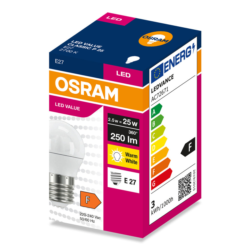 LED stropné svietidlo 2.5W IP20 2700K 150° – stropné LED svietidlo OSRAM