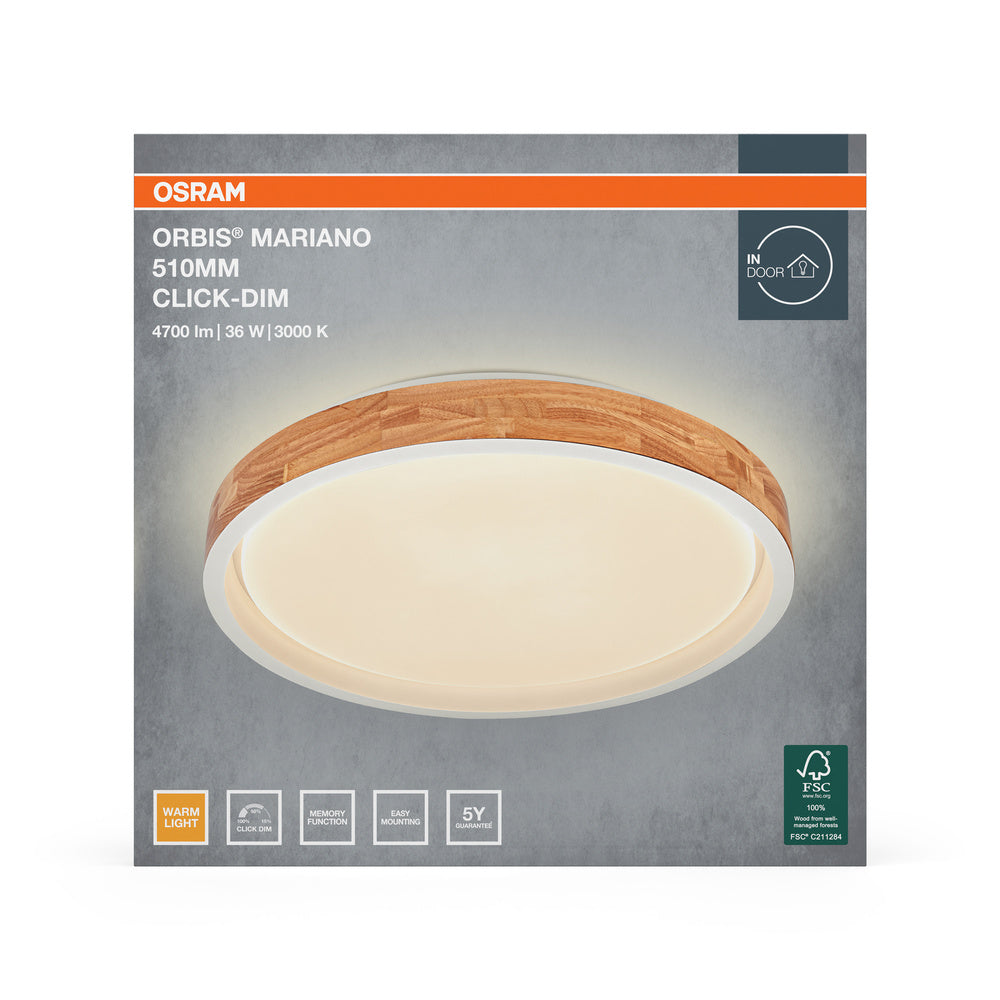LED stropné svietidlo 36W IP20 3000K – stropné LED svietidlo OSRAM
