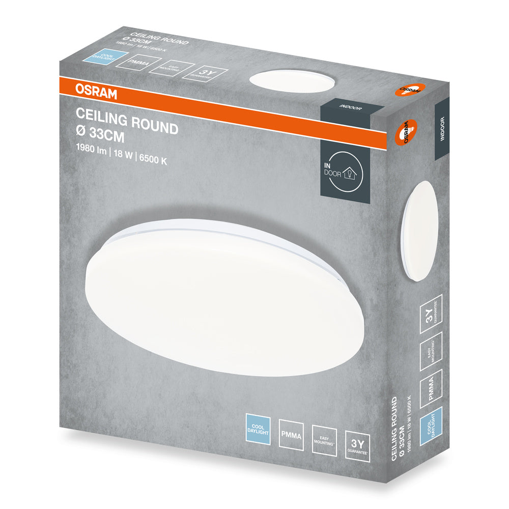 LED stropné svietidlo 18W IP20 6500K 120° – stropné LED svietidlo OSRAM