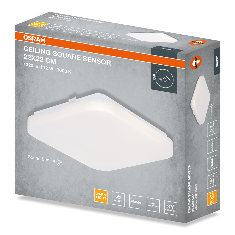 LED stropné svietidlo 12W IP20 3000K 120° – stropné LED svietidlo OSRAM