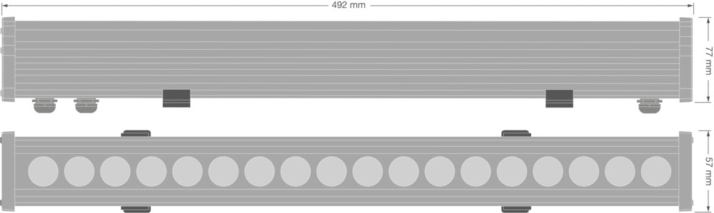 LED nástenné svietidlo 18W IP66 4000K 10° – nástenné LED svietidlo LEDVANCE