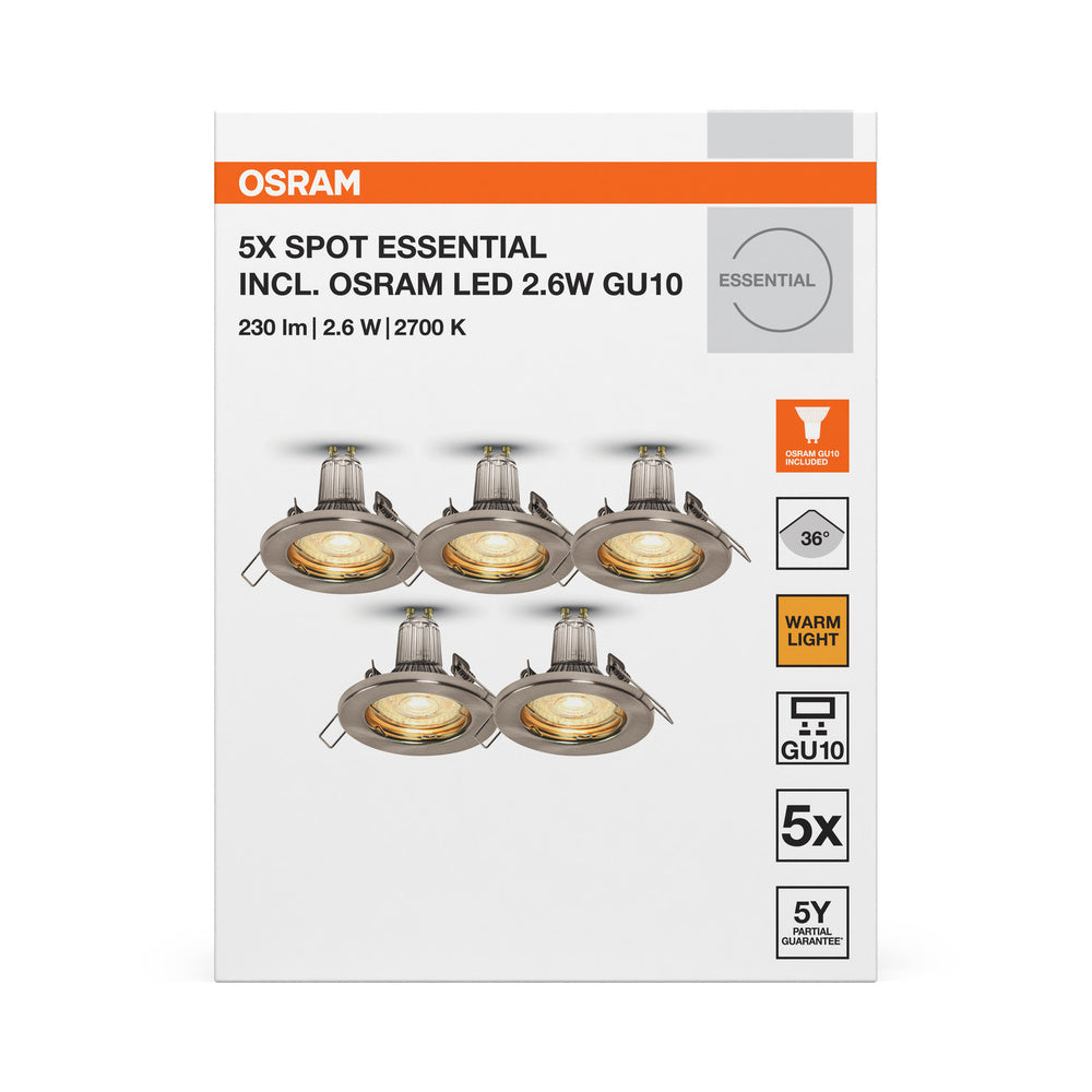 LED downlight 2.60W IP20 2700K 36° – zápustné LED svietidlo OSRAM