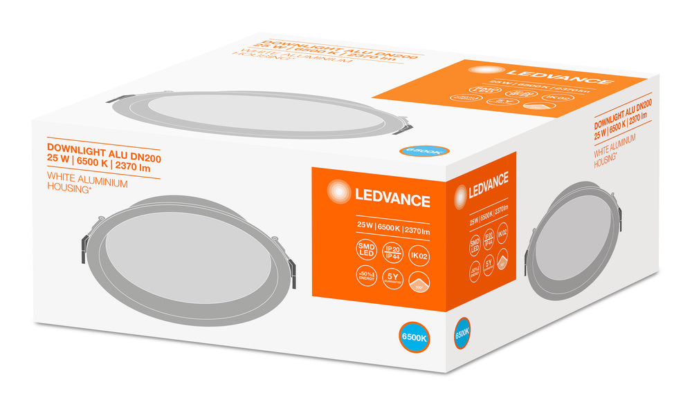 LED downlight 25W IP44 6500K 100° – zápustné LED svietidlo LEDVANCE
