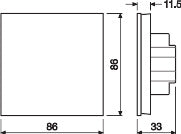 LED panel 23W IP20 – LED stropný panel LEDVANCE
