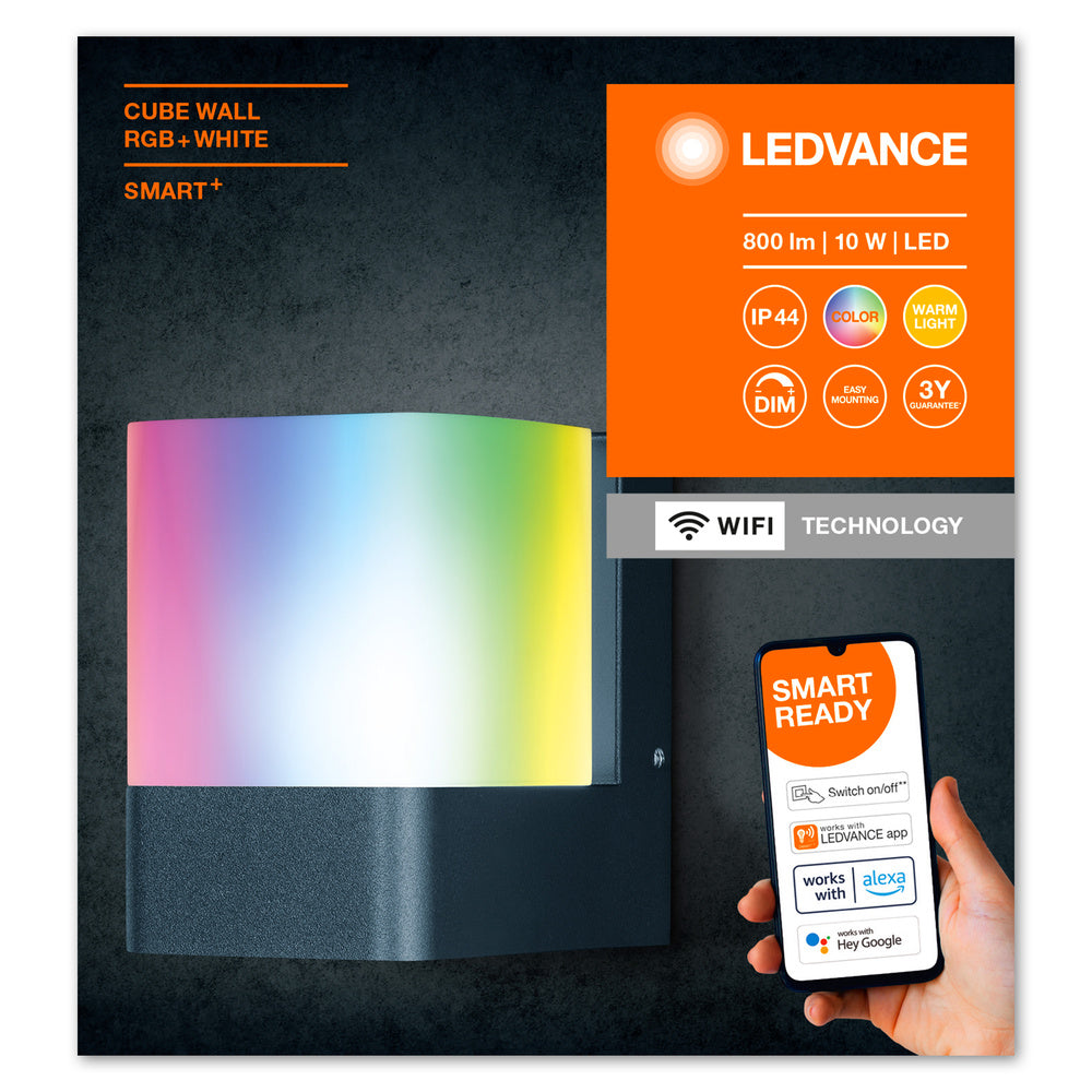 LED nástenné svietidlo 10W IP44 3000K 500° – nástenné LED svietidlo LEDVANCE