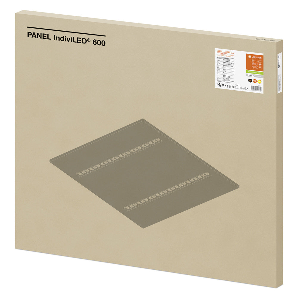 LED panel 33W IP40 3000K 70° – LED stropný panel LEDVANCE