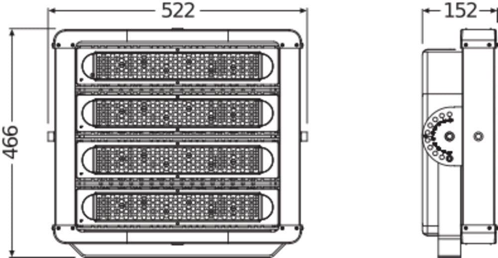 LED reflektor 400W IP65 6500K 40° – vonkajšie LED svietidlo LEDVANCE