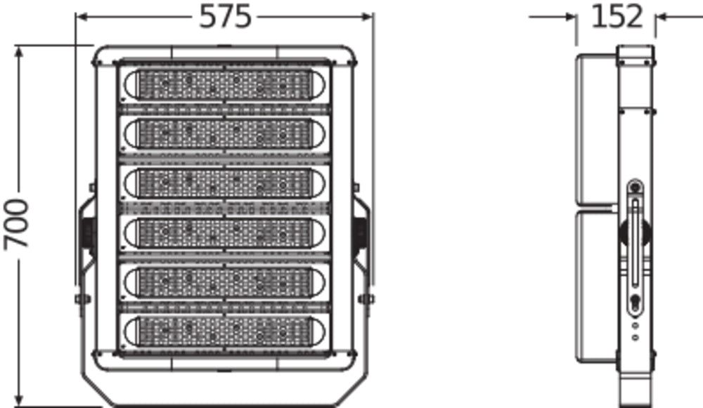 LED reflektor 600W IP65 4000K 90° – vonkajšie LED svietidlo LEDVANCE