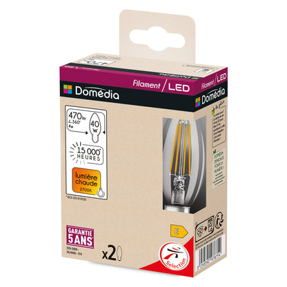 LED stropné svietidlo 4W IP20 2700K 300° – stropné LED svietidlo DOMEDIA