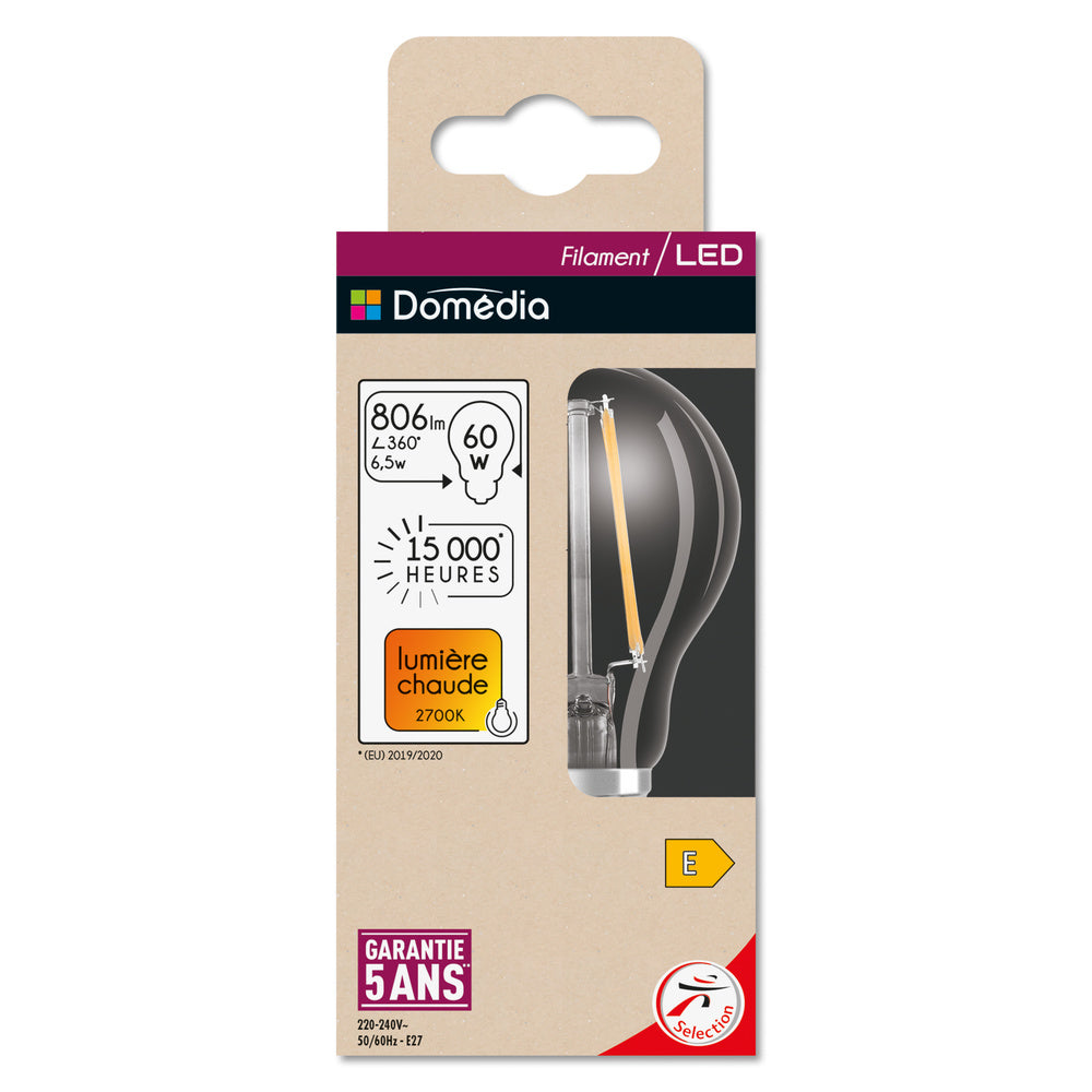 LED stropné svietidlo 6.5W IP20 2700K 300° – stropné LED svietidlo DOMEDIA