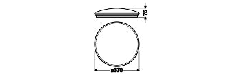 LED stropné svietidlo 30W IP20 4000K 120° – stropné LED svietidlo LEDVANCE