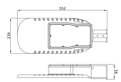 LED pouličné osvetlenie 120W IP66 2700K 150° – pouličné LED svietidlo LEDVANCE