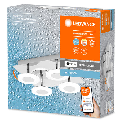 LED nástenné svietidlo 26W IP44 6500K 110° – nástenné LED svietidlo LEDVANCE