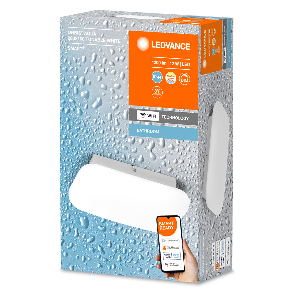 LED nástenné svietidlo 12W IP44 6500K 110° – nástenné LED svietidlo LEDVANCE