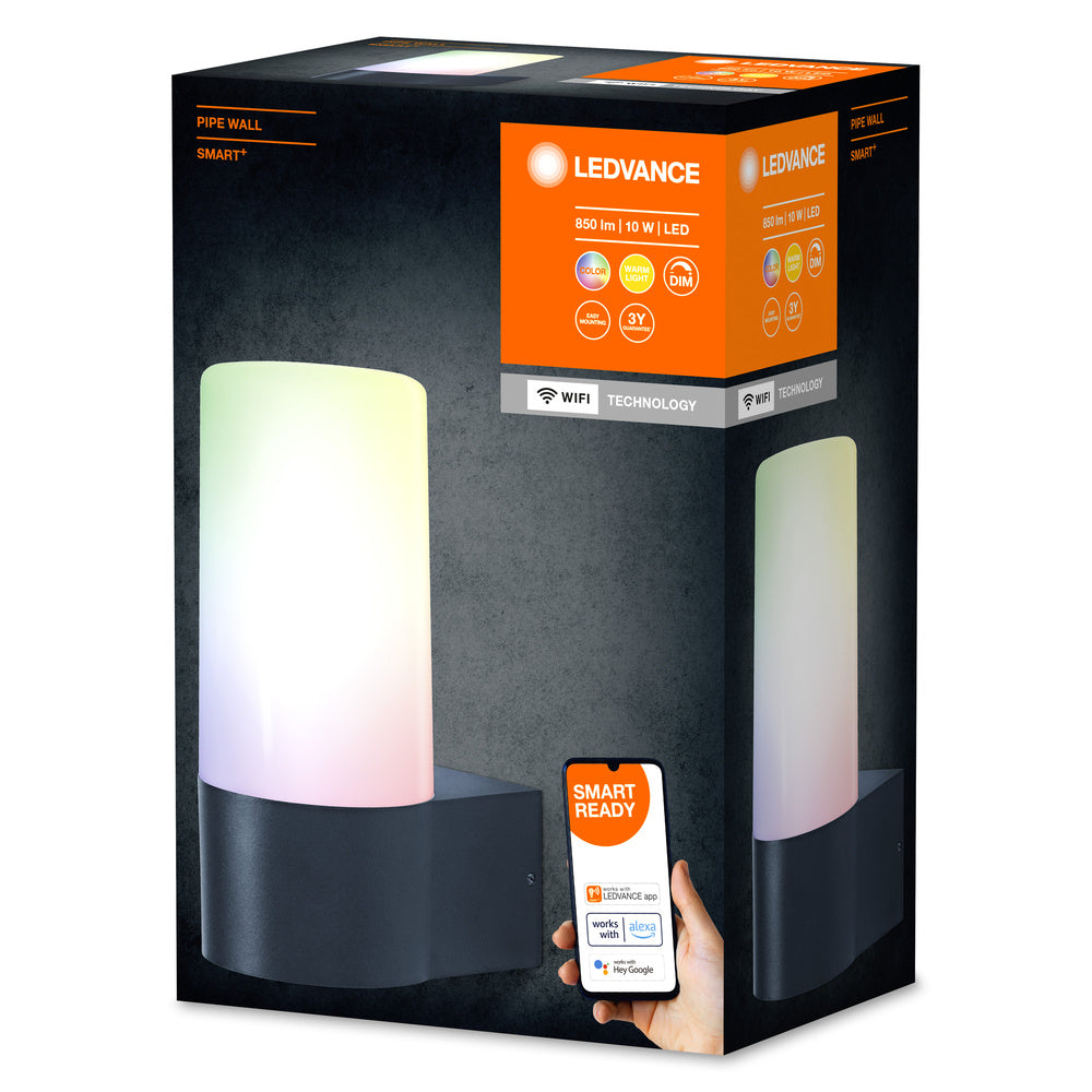 LED nástenné svietidlo 10W IP44 3000K 270° – nástenné LED svietidlo LEDVANCE