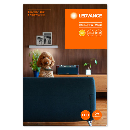 LED lineárne svietidlo 12W IP44 3000K 110° – lineárne LED svietidlo LEDVANCE