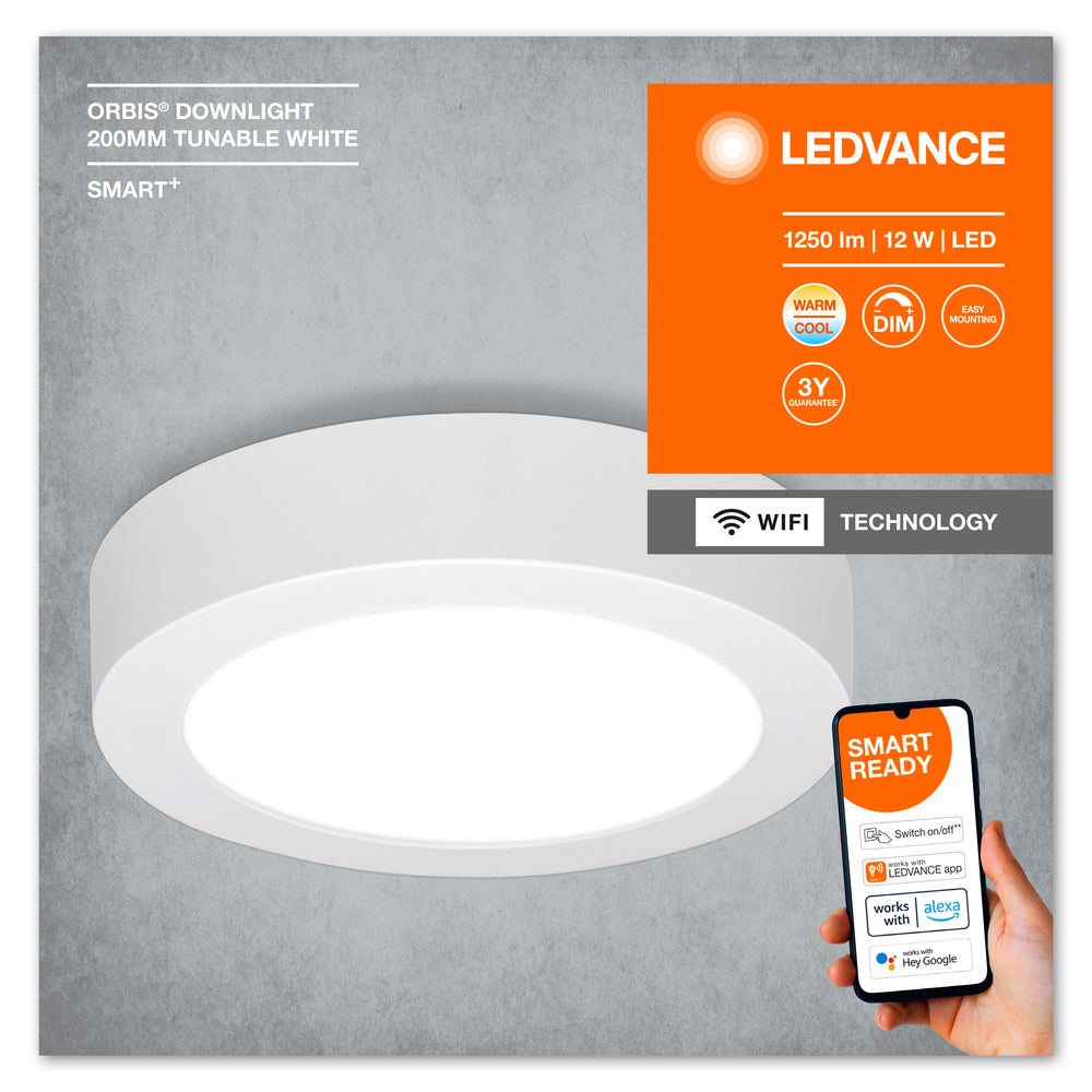 LED panel 12W IP20 6500K 110° – LED stropný panel LEDVANCE