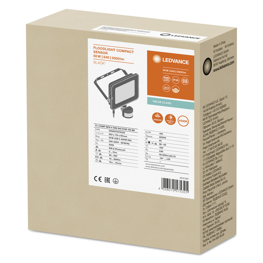 LED reflektor 50W IP65 4000K 100° – vonkajšie LED svietidlo LEDVANCE