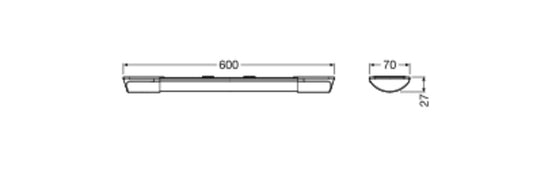 LED lineárne svietidlo 16W IP40 6500K 120° – lineárne LED svietidlo LEDVANCE