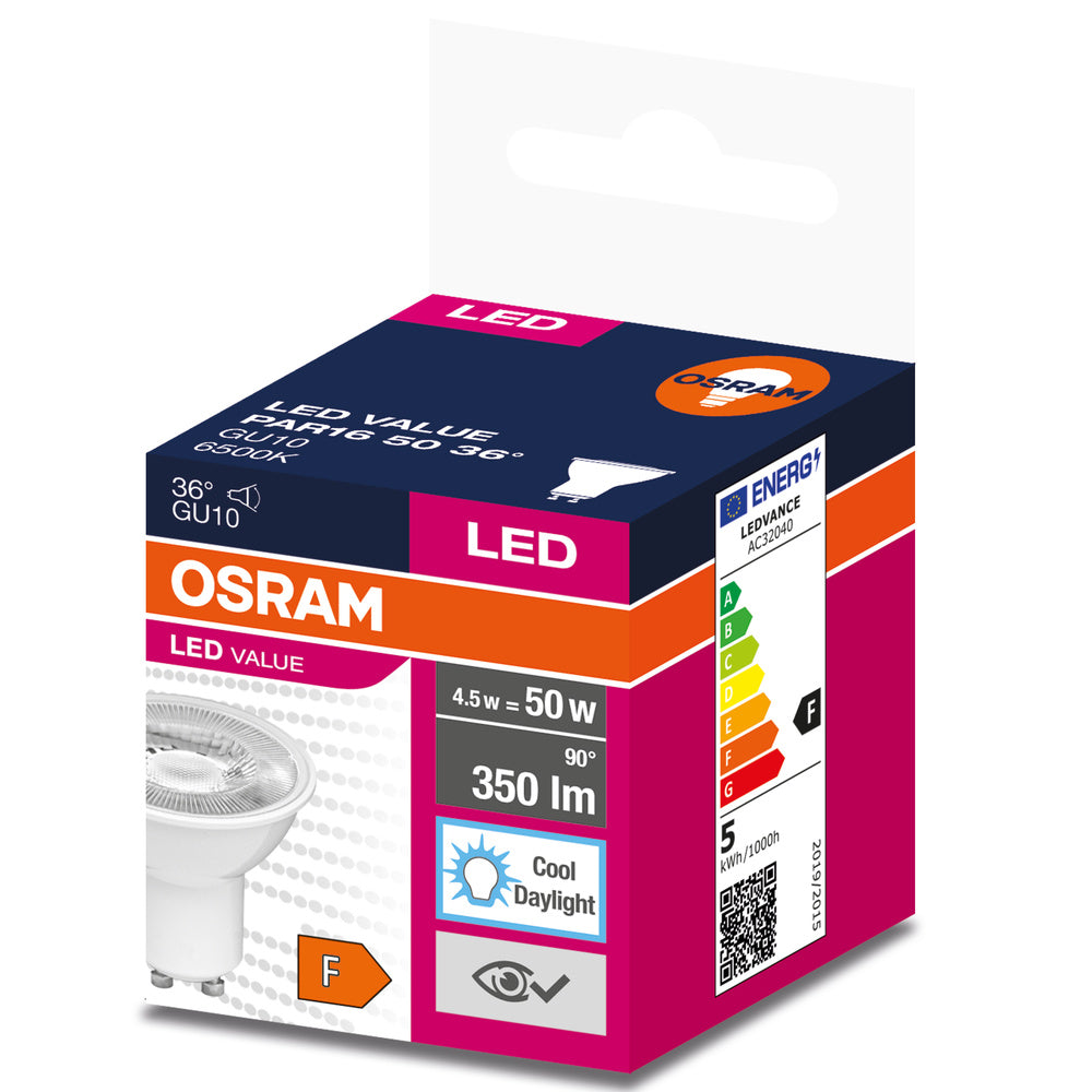LED downlight 4.5W IP20 6500K 36° – zápustné LED svietidlo OSRAM