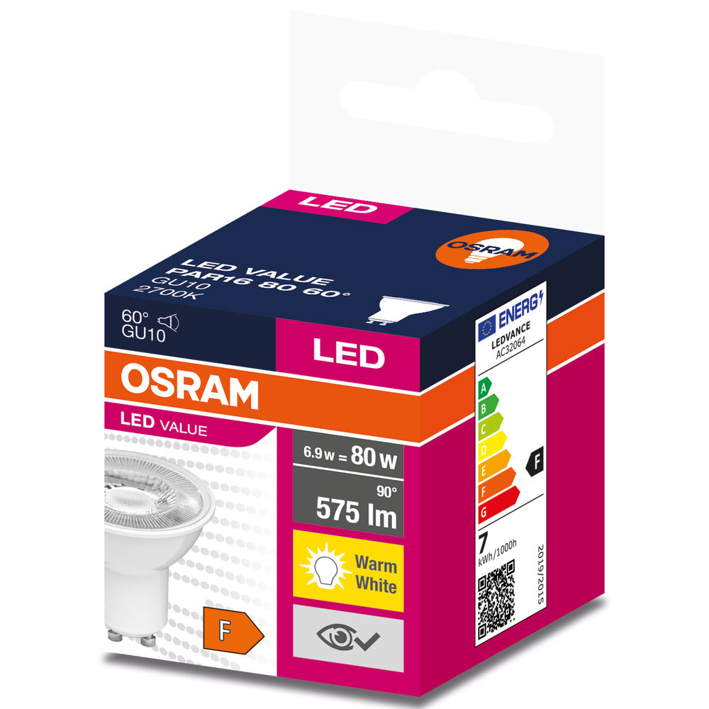 LED downlight 6.9W IP20 2700K 60° – zápustné LED svietidlo OSRAM