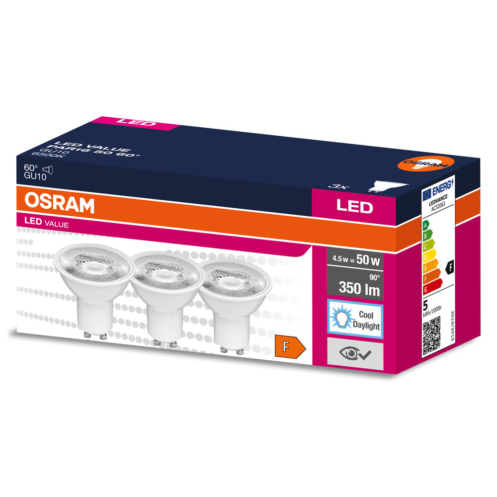 LED downlight 4.5W IP20 6500K 60° – zápustné LED svietidlo OSRAM