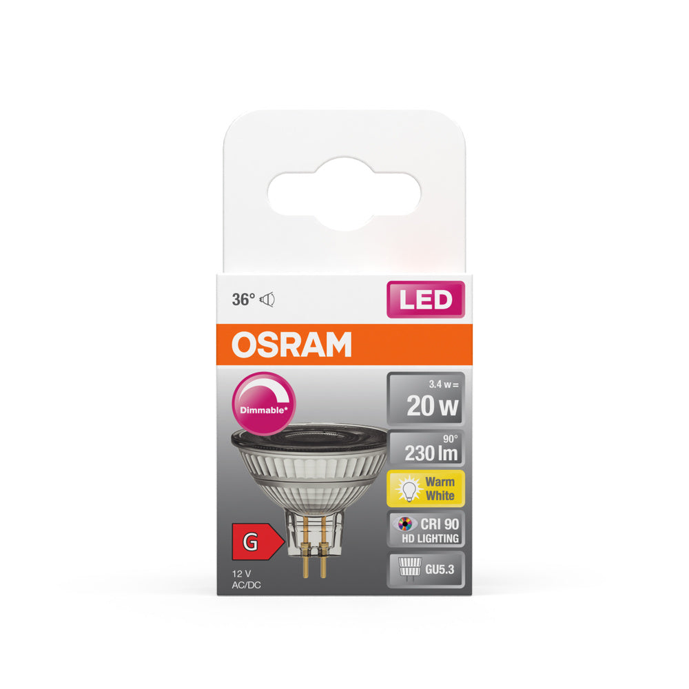 LED stropné svietidlo 3.4W IP20 2700K 36° – stropné LED svietidlo OSRAM