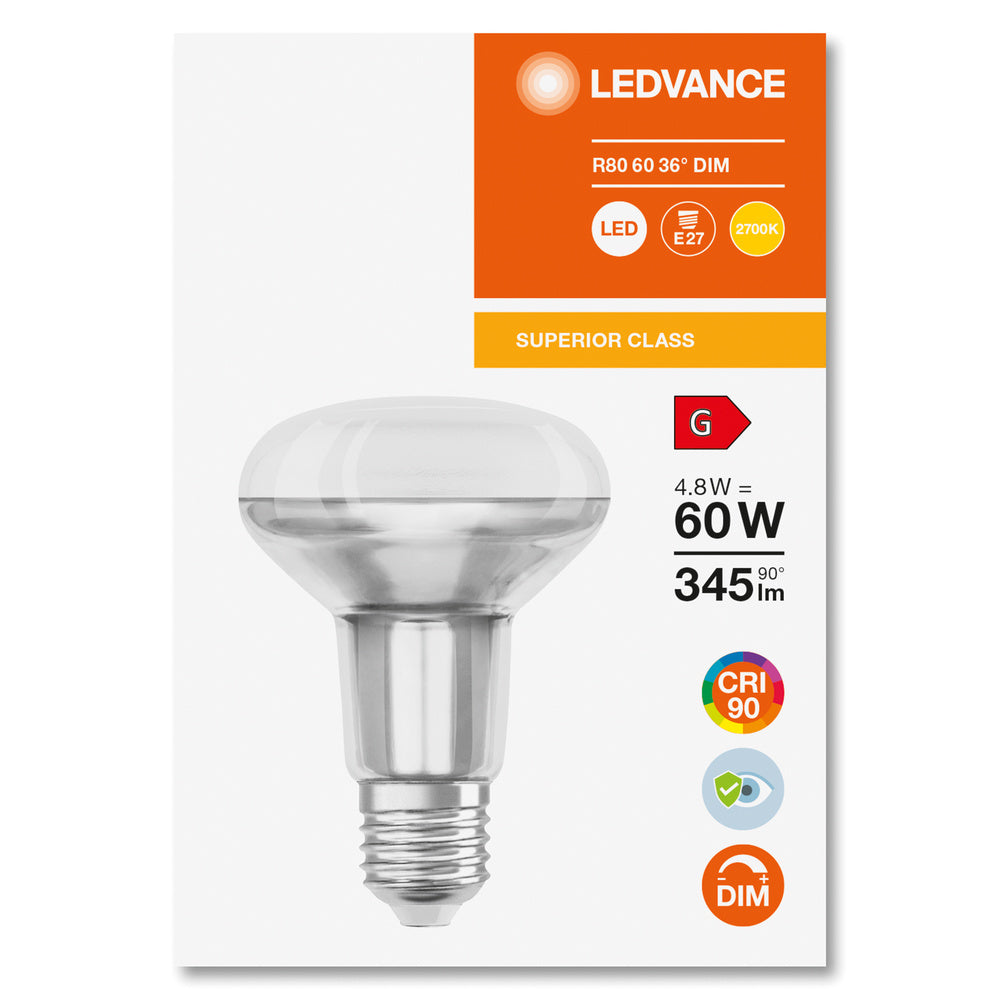 LED stropné svietidlo 4.8W IP20 2700K 36° – stropné LED svietidlo LEDVANCE