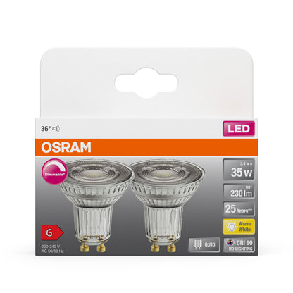LED downlight 3.4W IP20 2700K 36° – zápustné LED svietidlo OSRAM