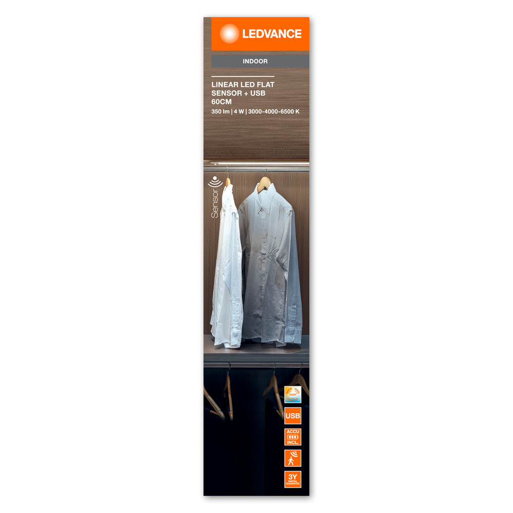 LED lineárne svietidlo 4W IP20 3000K 110° – lineárne LED svietidlo LEDVANCE