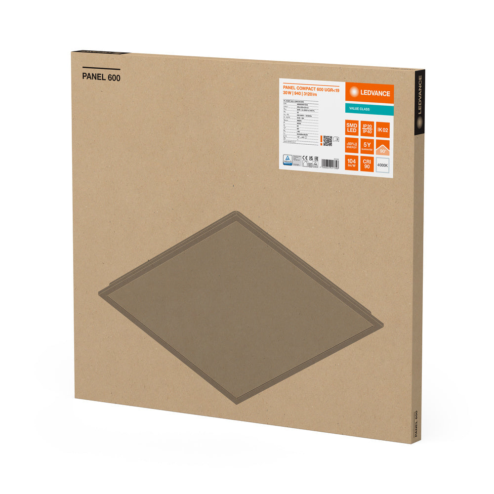 LED panel 30W IP40 4000K 90° – LED stropný panel LEDVANCE