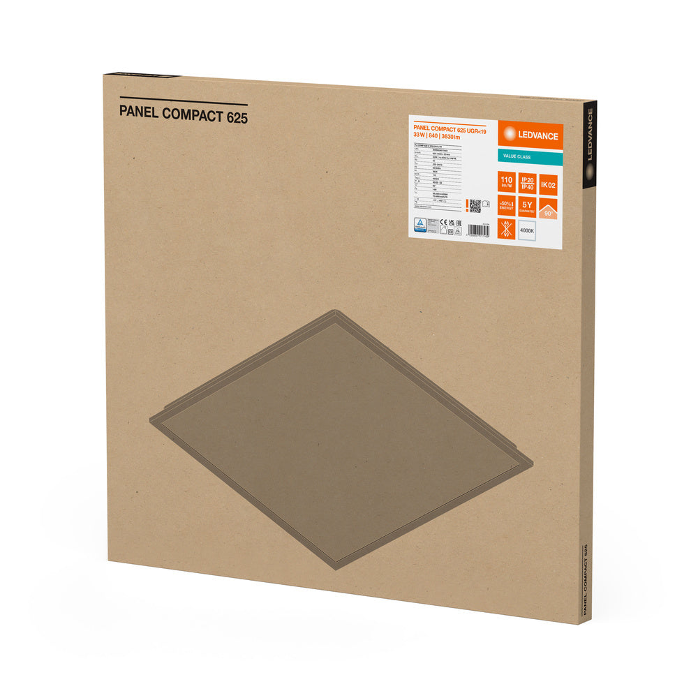 LED panel 33W IP40 4000K 90° – LED stropný panel LEDVANCE