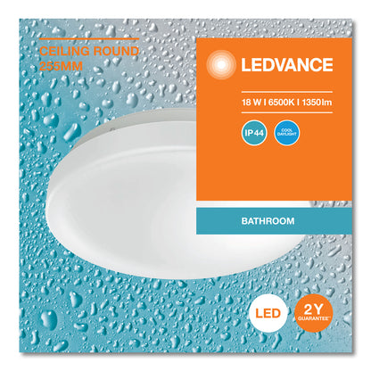 LED stropné svietidlo 18W IP44 6500K 120° – stropné LED svietidlo LEDVANCE