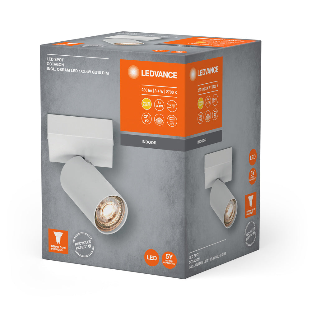 LED stropné svietidlo 3.40W IP20 2700K 36° – stropné LED svietidlo LEDVANCE