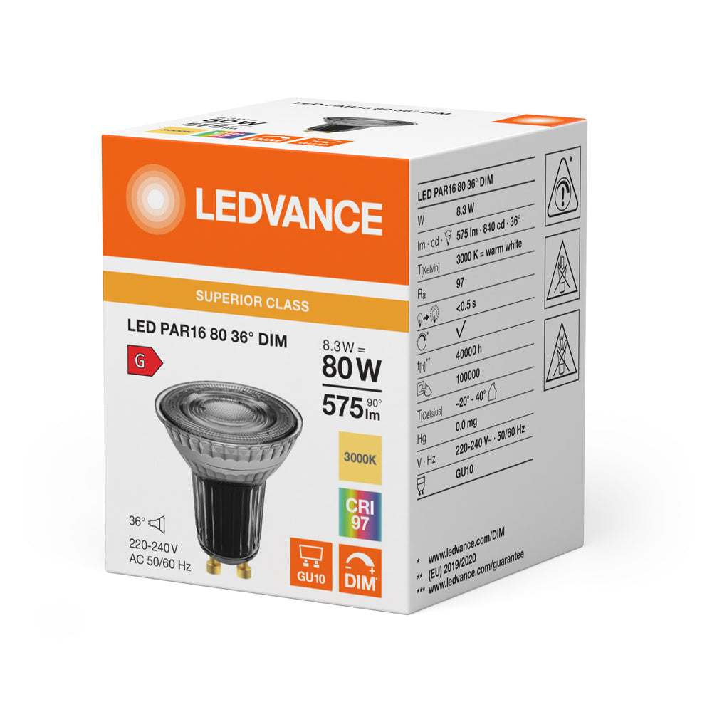 LED downlight 8.3W IP20 3000K 36° – zápustné LED svietidlo LEDVANCE