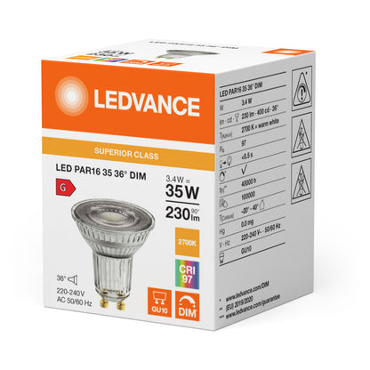 LED downlight 3.4W IP20 2700K 36° – zápustné LED svietidlo LEDVANCE