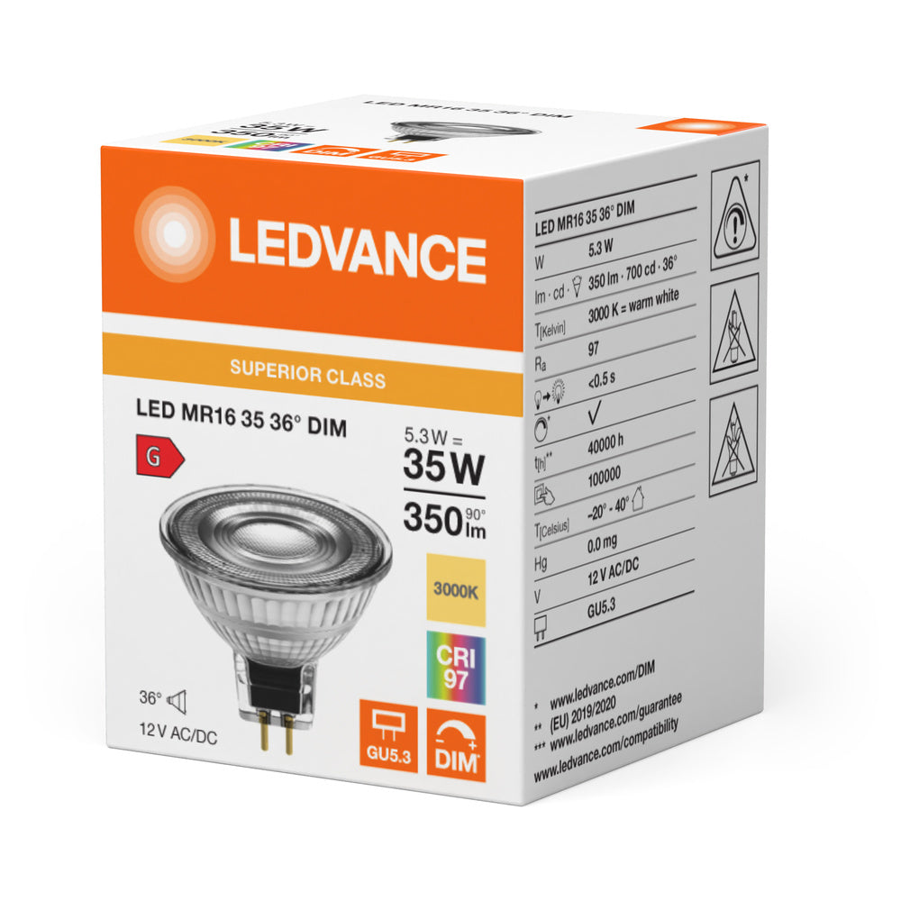 LED stropné svietidlo 5.3W IP20 3000K 36° – stropné LED svietidlo LEDVANCE