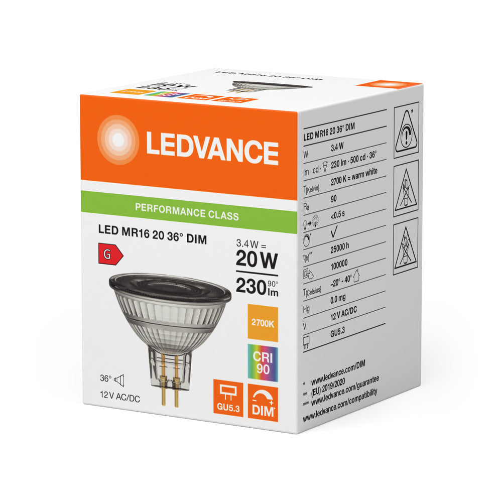 LED stropné svietidlo 3.4W IP20 2700K 36° – stropné LED svietidlo LEDVANCE