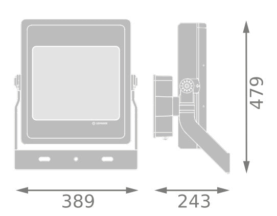 LED reflektor 300W IP66 3000K 30° – vonkajšie LED svietidlo LEDVANCE