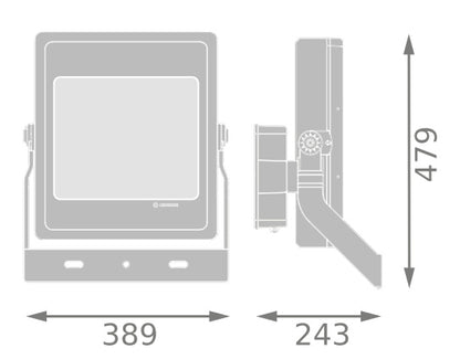 LED reflektor 300W IP66 4000K 60° – vonkajšie LED svietidlo LEDVANCE