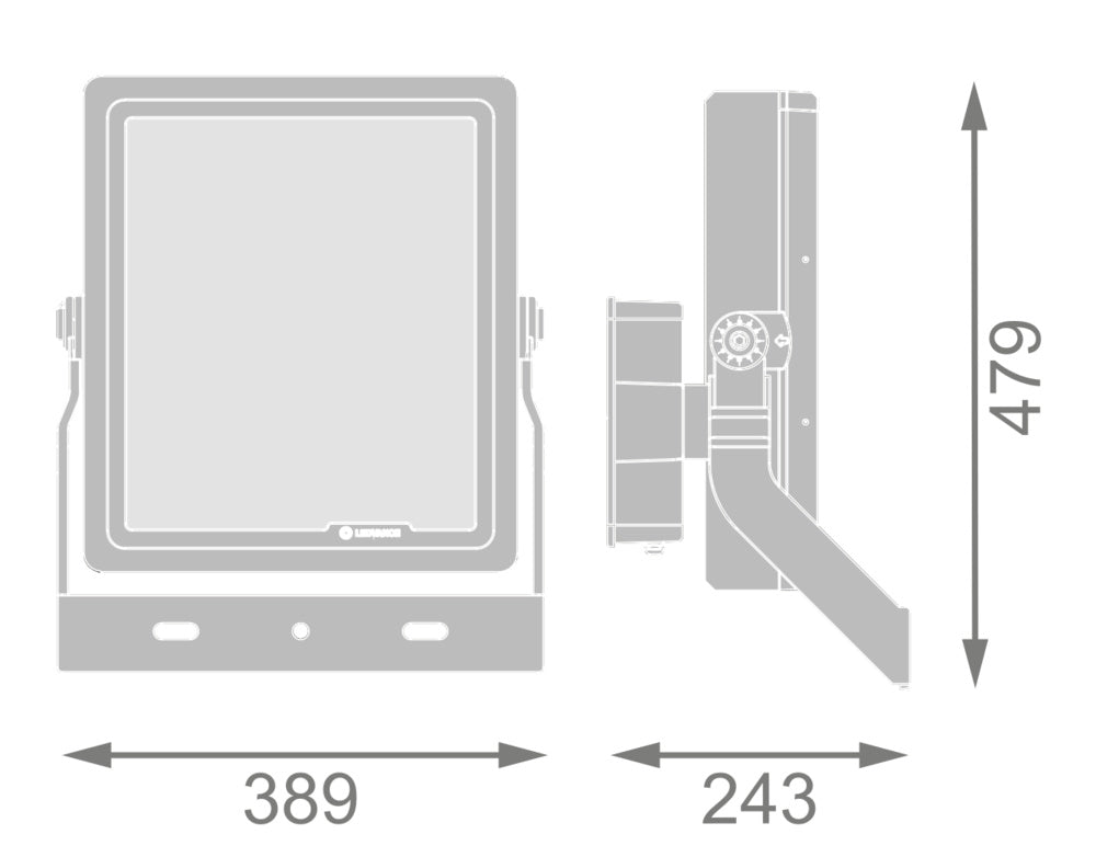 LED reflektor 500W IP66 5700K 110° – vonkajšie LED svietidlo LEDVANCE