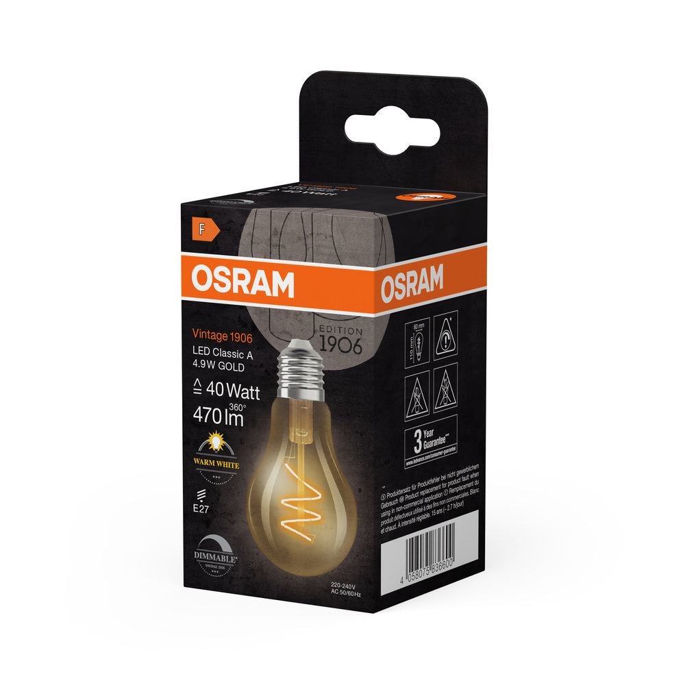 LED stropné svietidlo 4.9W IP20 2700K 300° – stropné LED svietidlo OSRAM