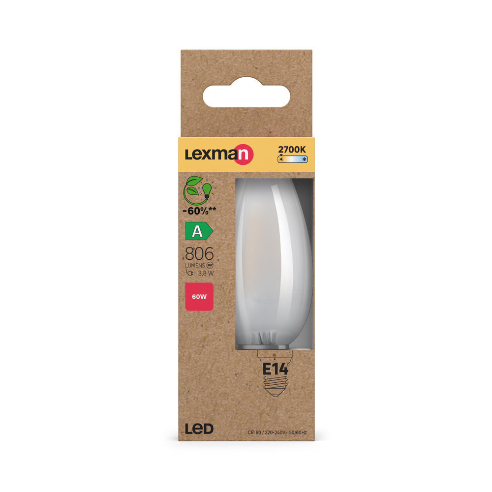 LED stropné svietidlo 3.8W IP20 2700K 330° – stropné LED svietidlo LEXMAN